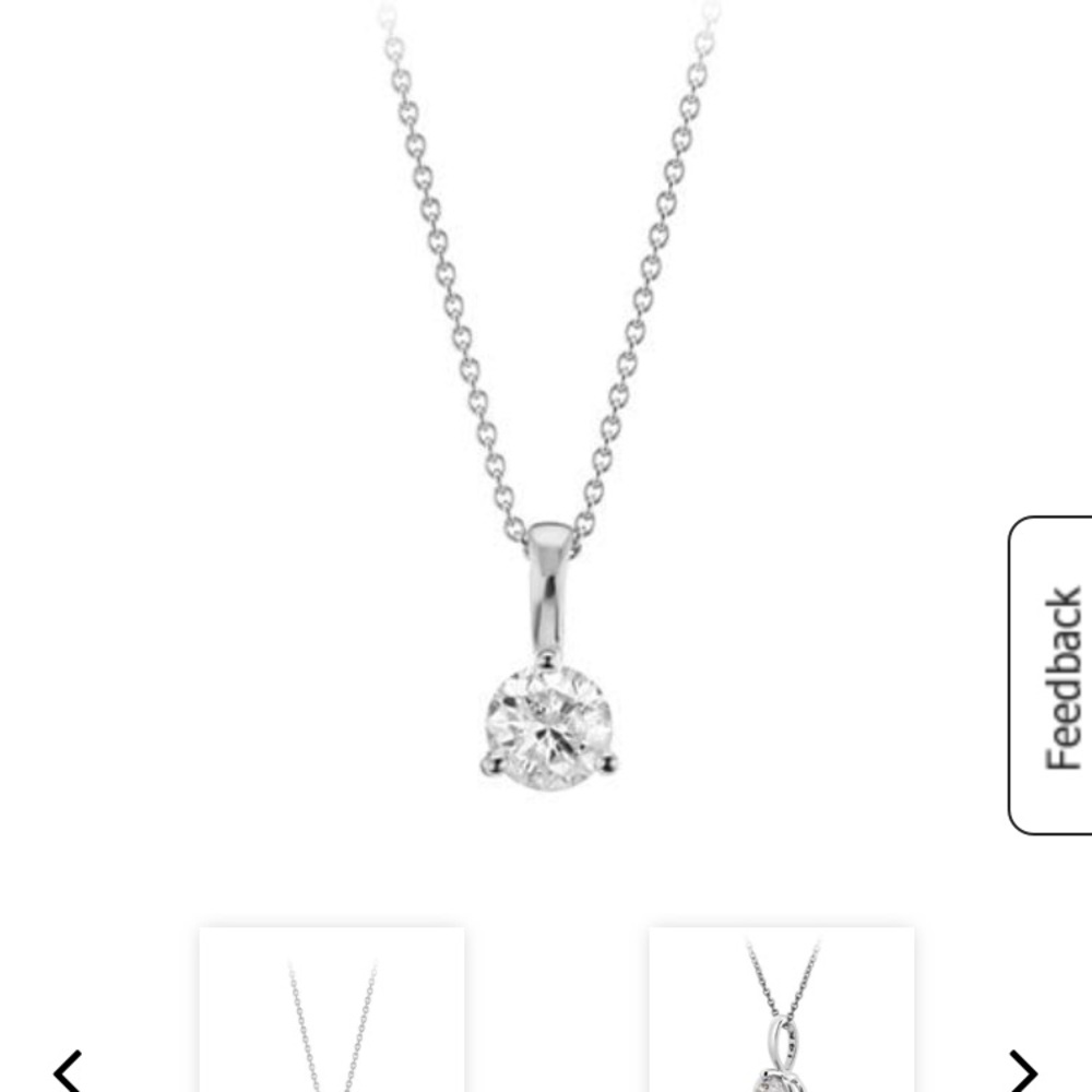 Littman Jewelers 1/2 carat diamond pendent
